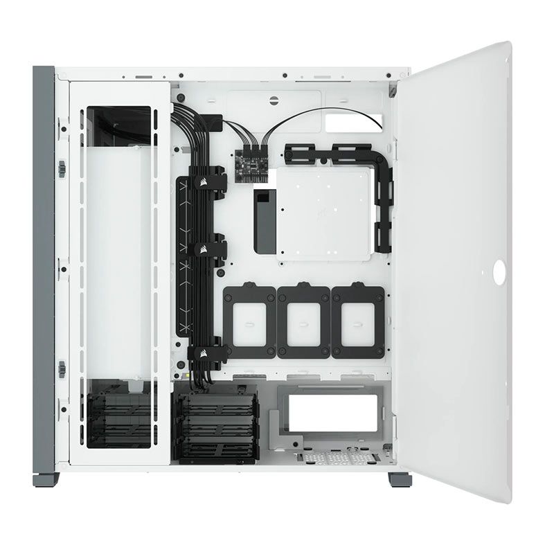 Gabinete Gamer Corsair 7000D Airflow, Full Tower, Lateral de Vidro, Com 3 Fans, Branco, CC-9011219-WW