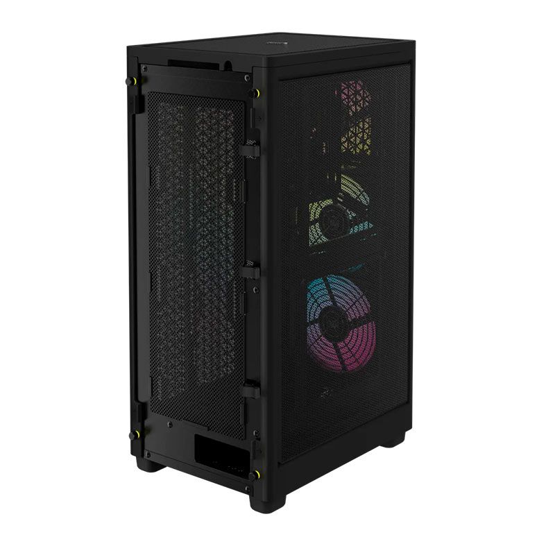 Gabinete Gamer Corsair 2000D Airflow, RGB, Mini-Tower, Com 3 Fans, Preto, CC-9011246-WW