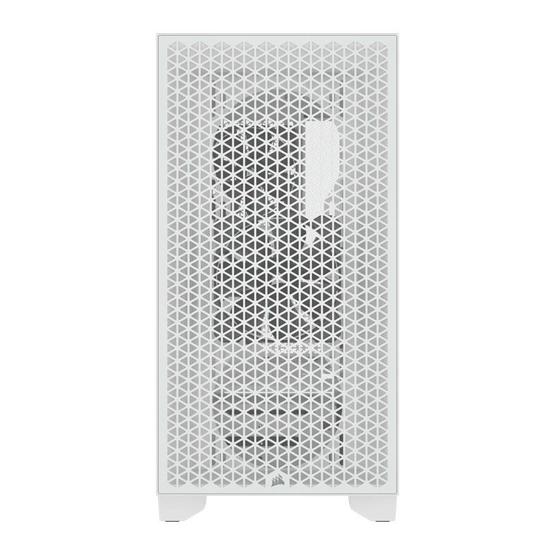 Gabinete Gamer Corsair 3000D Airflow, Mid-Tower, Lateral de Vidro, Com 2 Fans, Branco, CC-9011252-WW