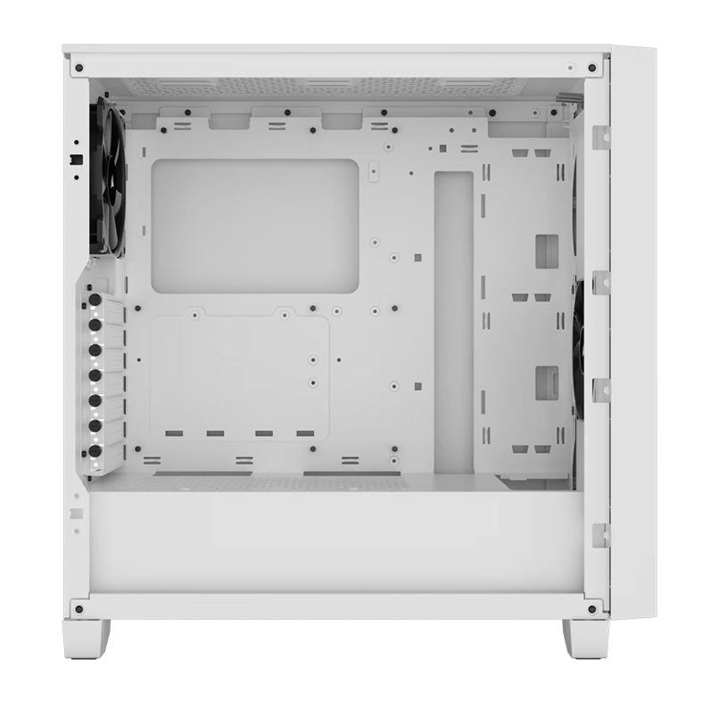 Gabinete Gamer Corsair 3000D Airflow, Mid-Tower, Lateral de Vidro, Com 2 Fans, Branco, CC-9011252-WW