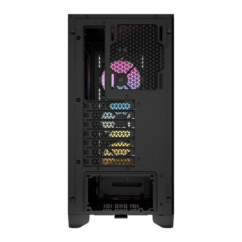 Gabinete Gamer Corsair 3000D Airflow, RGB, Mid-Tower, Lateral de Vidro, Com 3 Fans, Preto, CC-9011255-WW