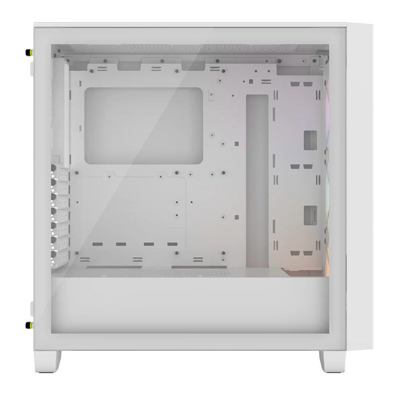 Gabinete Gamer Corsair 3000D Airflow, RGB, Mid-Tower, Lateral de Vidro, Com 3 Fans, Branco, CC-9011256-WW