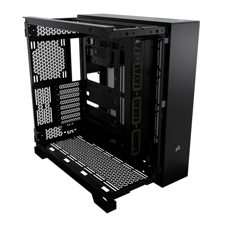 Gabinete Gamer Corsair 6500D Airflow, Mid-Tower, Lateral de Vidro, Preto, CC-9011259-WW