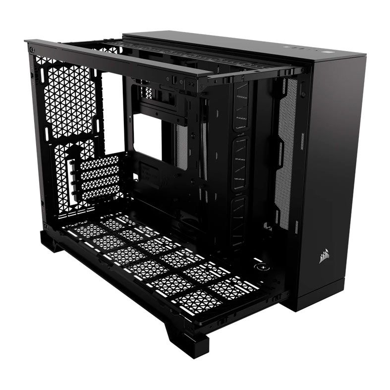 Gabinete Gamer Corsair 2500D Airflow, Mid-Tower, Lateral de Vidro, Preto, CC-9011263-WW