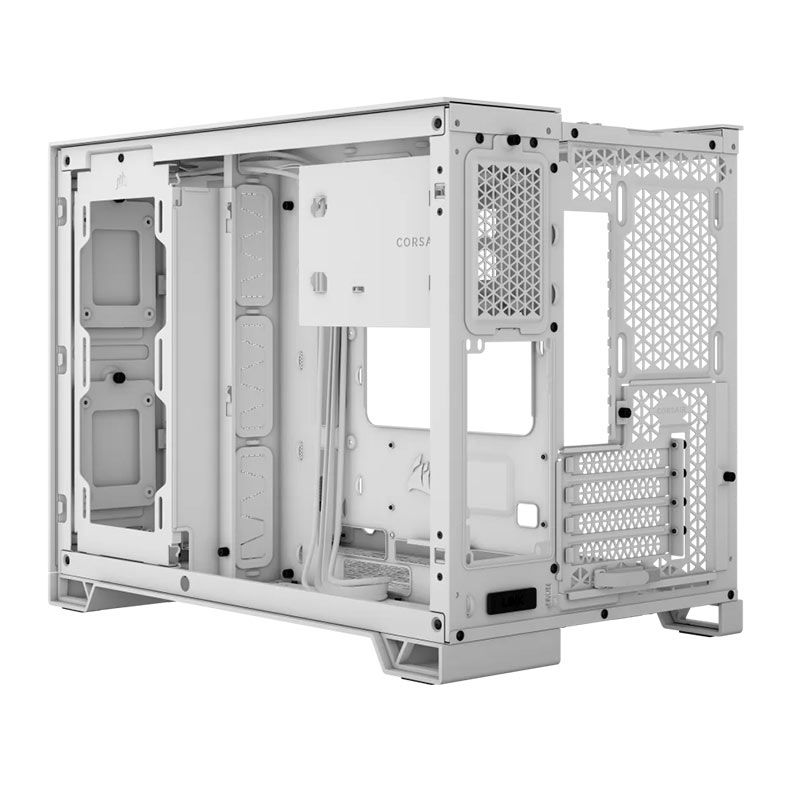 Gabinete Gamer Corsair 2500D Airflow, Mid-Tower, Lateral de Vidro, Branco, CC-9011264-WW