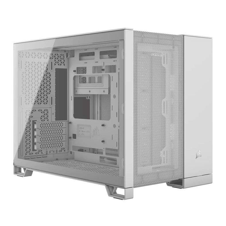 Gabinete Gamer Corsair 2500D Airflow, Mid-Tower, Lateral de Vidro, Branco, CC-9011264-WW