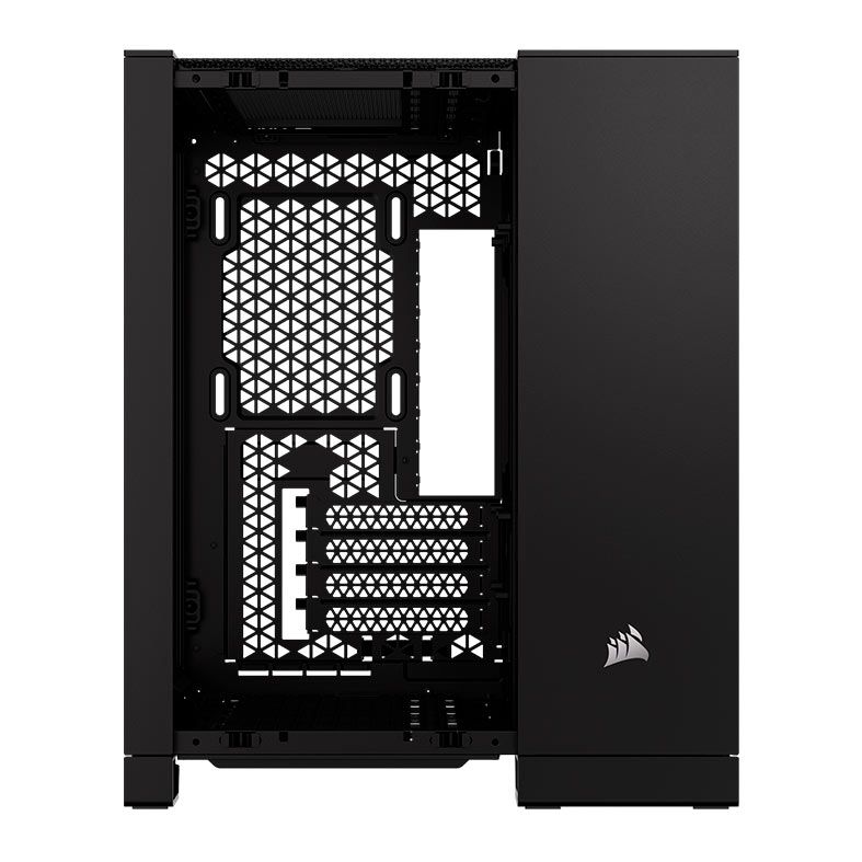 Gabinete Gamer Corsair 2500X RGB,  Mid-Tower, Lateral de Vidro,  Com 2 Fans, Preto, CC-9011267-WW