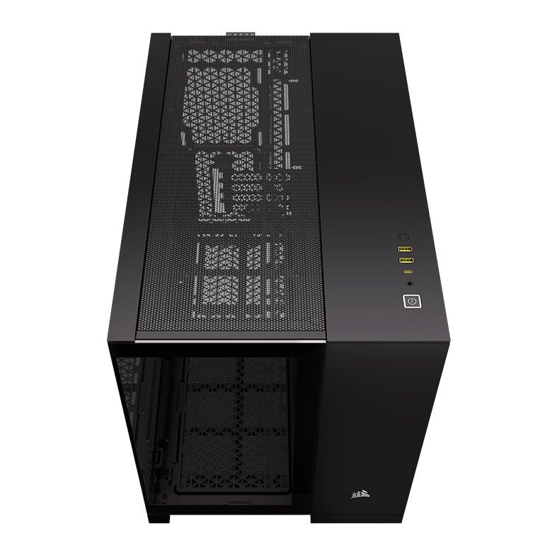 Gabinete Gamer Corsair 2500X RGB,  Mid-Tower, Lateral de Vidro,  Com 2 Fans, Preto, CC-9011267-WW