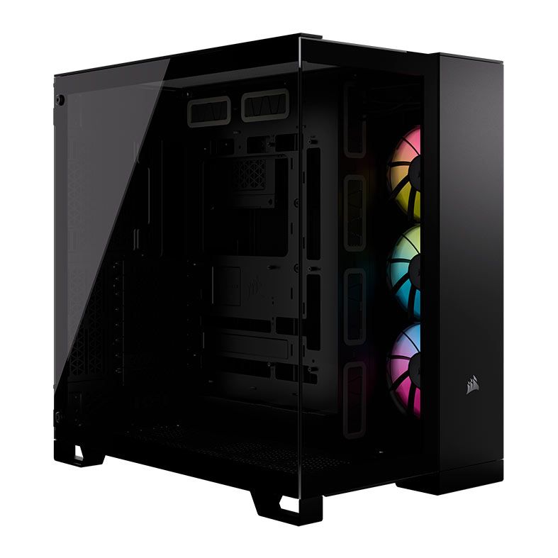 Gabinete Gamer Corsair 6500X RGB, Mid-Tower, Lateral de Vidro, Com 3 Fans, Preto, CC-9011269-WW
