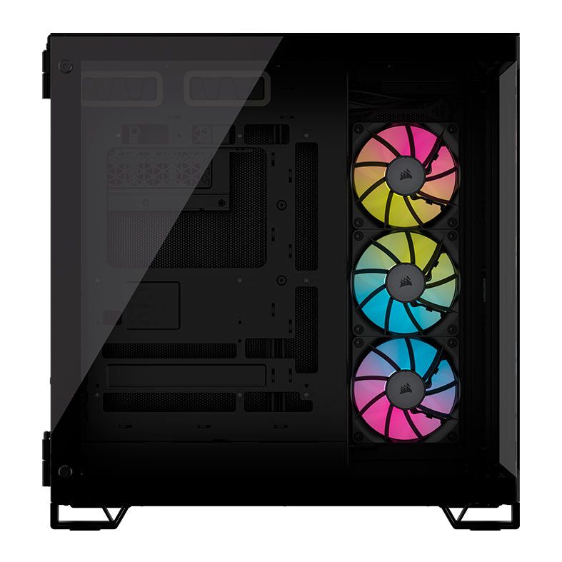 Gabinete Gamer Corsair 6500X RGB, Mid-Tower, Lateral de Vidro, Com 3 Fans, Preto, CC-9011269-WW