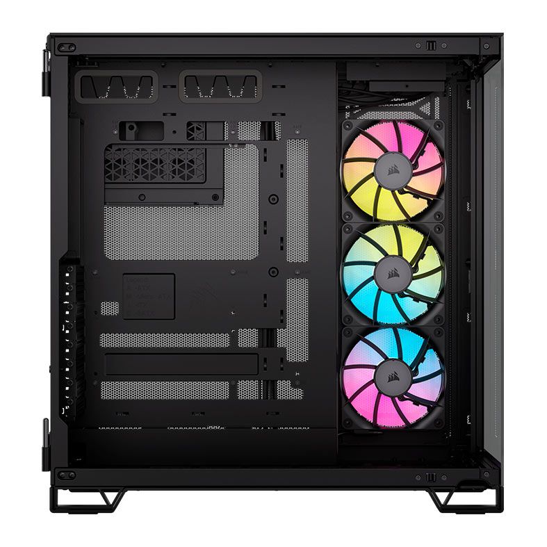 Gabinete Gamer Corsair 6500X RGB, Mid-Tower, Lateral de Vidro, Com 3 Fans, Preto, CC-9011269-WW