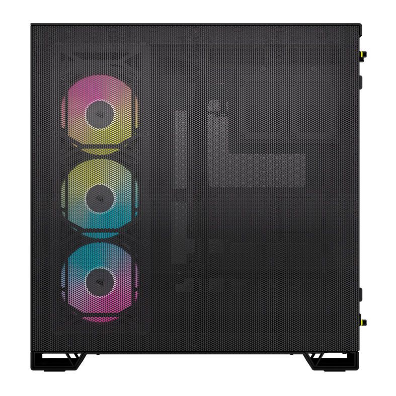 Gabinete Gamer Corsair 6500X RGB, Mid-Tower, Lateral de Vidro, Com 3 Fans, Preto, CC-9011269-WW