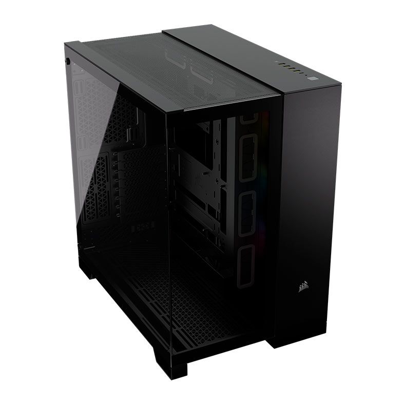 Gabinete Gamer Corsair 6500X RGB, Mid-Tower, Lateral de Vidro, Com 3 Fans, Preto, CC-9011269-WW