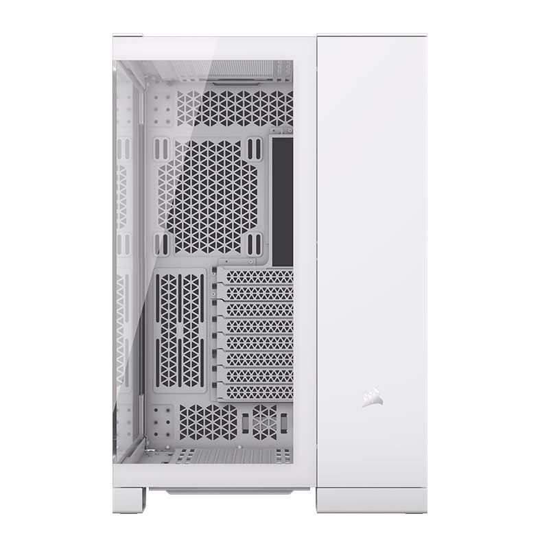 Gabinete Gamer Corsair 6500X RGB, Mid-Tower, Lateral de Vidro, Com 3 Fans, Branco, CC-9011270-WW