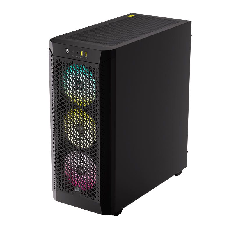 Gabinete Gamer Corsair 480T Airflow, RGB, Mid-Tower, Lateral de Vidro, Preto, CC-9011272-WW