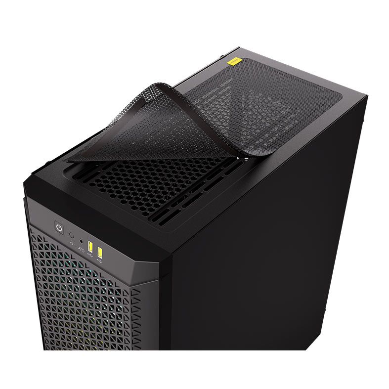 Gabinete Gamer Corsair 480T Airflow, RGB, Mid-Tower, Lateral de Vidro, Preto, CC-9011272-WW