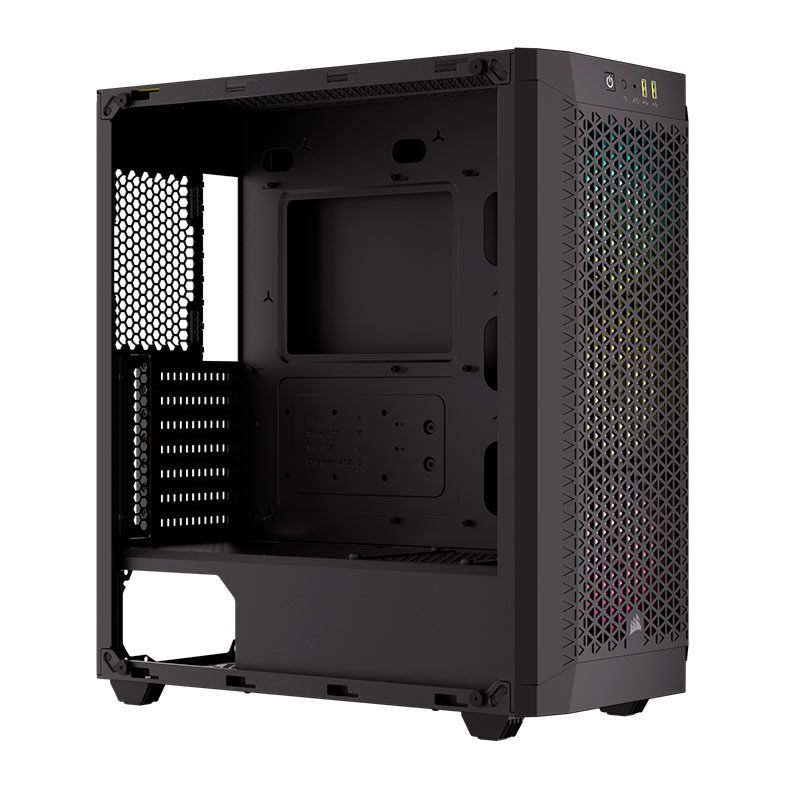 Gabinete Gamer Corsair 480T Airflow, RGB, Mid-Tower, Lateral de Vidro, Preto, CC-9011272-WW