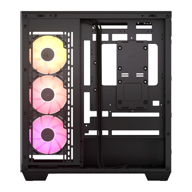 Gabinete Gamer Corsair 3500X, ARGB, Mid-Tower, Lateral de Vidro, Com 3 Fans, Preto, CC-9011278-WW