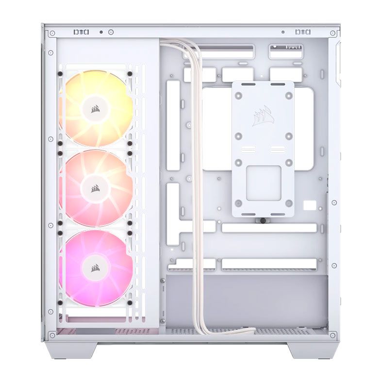 Gabinete Gamer Corsair 3500X, ARGB, Mid-Tower, Lateral de Vidro, Com 3 Fans, Branco, CC-9011279-WW