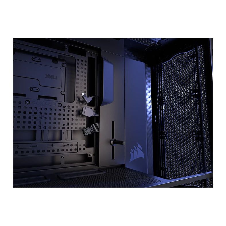 Gabinete Gamer Corsair Frame 5000D RS, ARGB, Mid-Tower, Lateral de Vidro, Com 4 Fans, Preto, CC-9011309-WW
