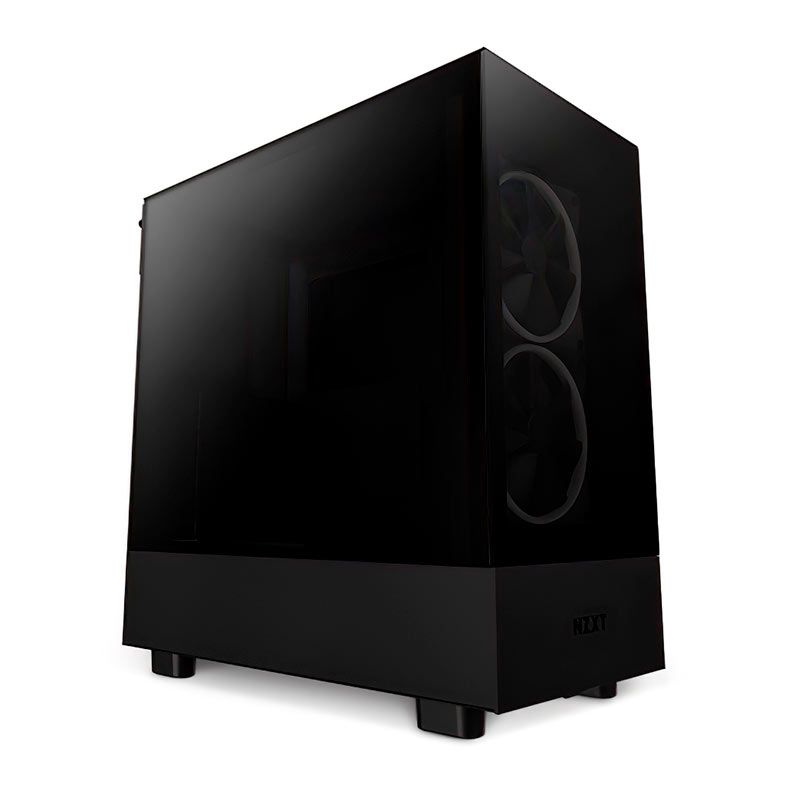 Gabinete Gamer NZXT H5 Elite, RGB, Mid-Tower, Lateral de Vidro, Com 3 Ventoinhas, Preto, CC-H51EB-01
