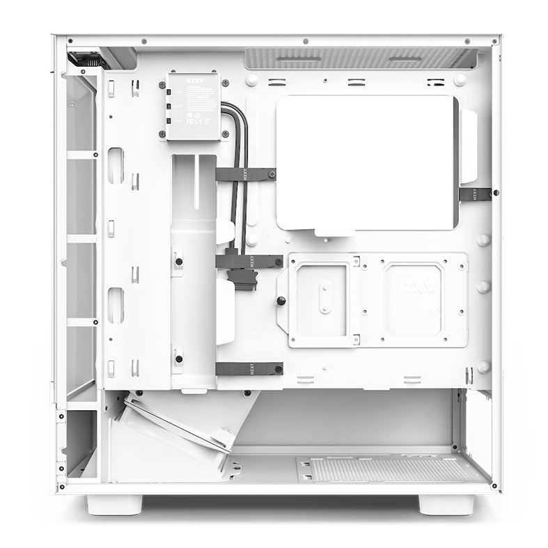 Gabinete Gamer NZXT H5 Elite, RGB, Mid-Tower, Lateral de Vidro, Com 3 Fans, Branco, CC-H51EW-01