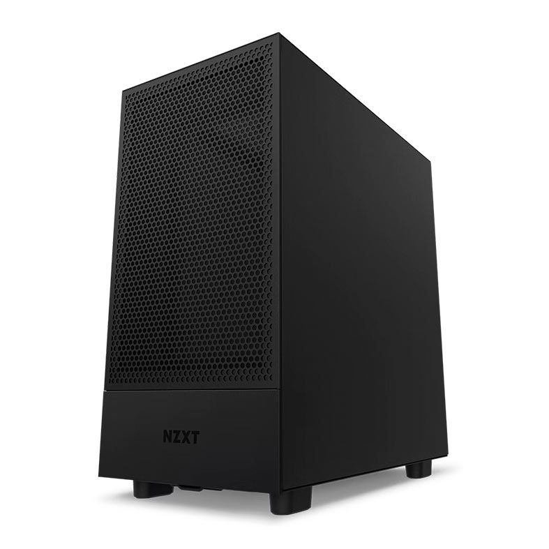 Gabinete Gamer NZXT H5 Flow, Mid-Tower, Lateral de Vidro, Com 2 Ventoinhas, Preto, CC-H51FB-01