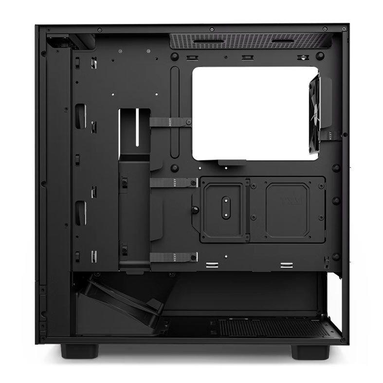 Gabinete Gamer NZXT H5 Flow, Mid-Tower, Lateral de Vidro, Com 2 Ventoinhas, Preto, CC-H51FB-01