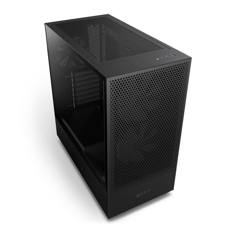 Gabinete Gamer NZXT H5 Flow RGB, Mid-Tower, Lateral de Vidro, Com 4 Fans, Preto, CC-H51FB-R1