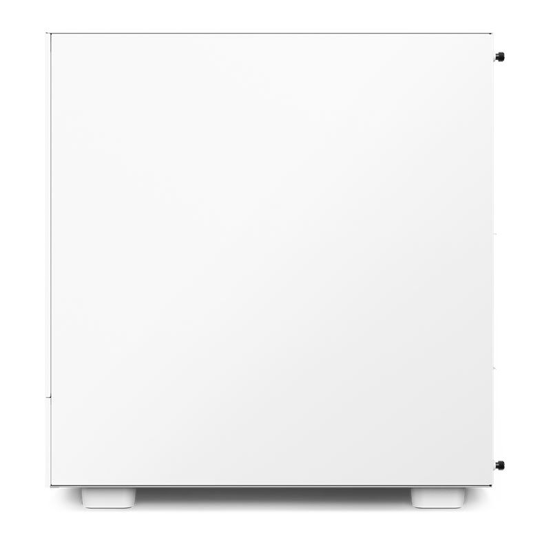 Gabinete Gamer NZXT H5 Flow RGB, Mid-Tower, Lateral de Vidro, Com 4 Fans, Branco, CC-H51FW-R1