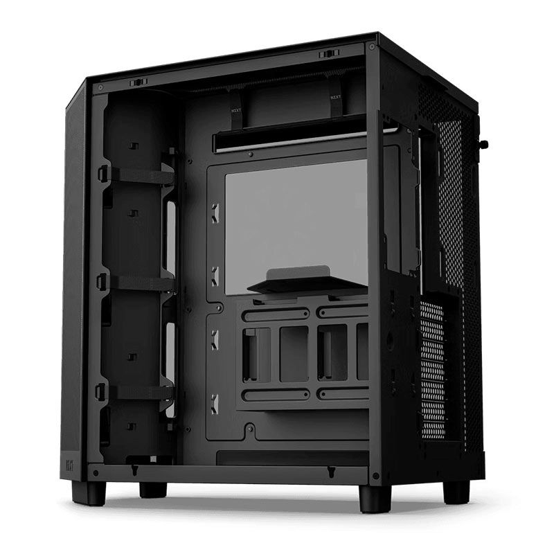 Gabinete Gamer NZXT H6 Flow, Mid-Tower, Lateral De Vidro, Com 3 Fans, Preto, CC-H61FB-01