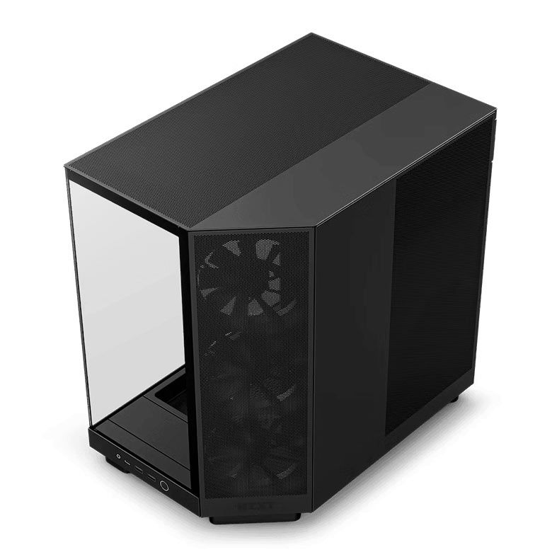 Gabinete Gamer NZXT H6 Flow, Mid-Tower, Lateral De Vidro, Com 3 Fans, Preto, CC-H61FB-01