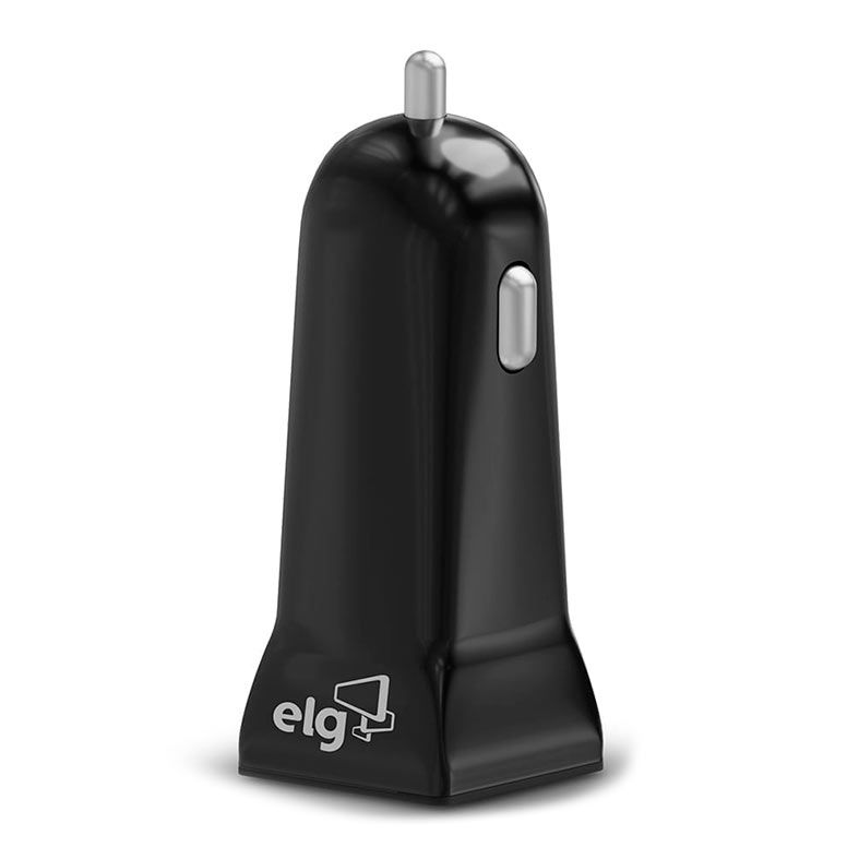 Carregador Veicular ELG CC1SPT, USB, 1A, Preto, CC1SPT