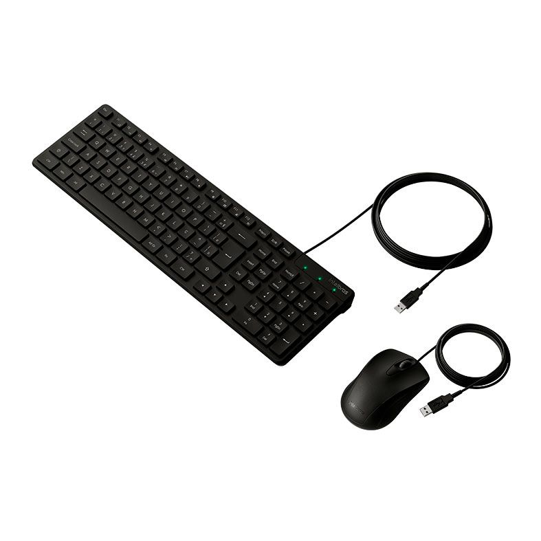 Kit Teclado e Mouse Intelbras, ABNT2, 1000DPI, Preto, CCI20