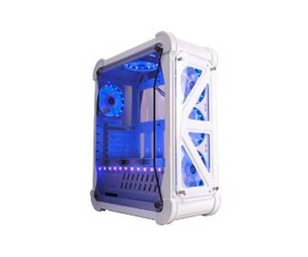 Gabinete Gamer Xtrike BLIZZARD Janela/Acrilico Branco, CCIGABIG7WB