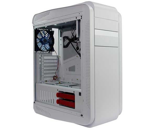Gabinete Gamer Xtrike DESERTIC Janela/Acrilico Branco, CCIGABIG9W
