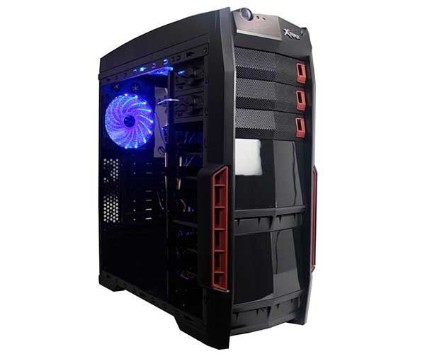 Gabinete Gamer Xtrike GIANT Janela/Acrilico Preto, CCIGABIX02