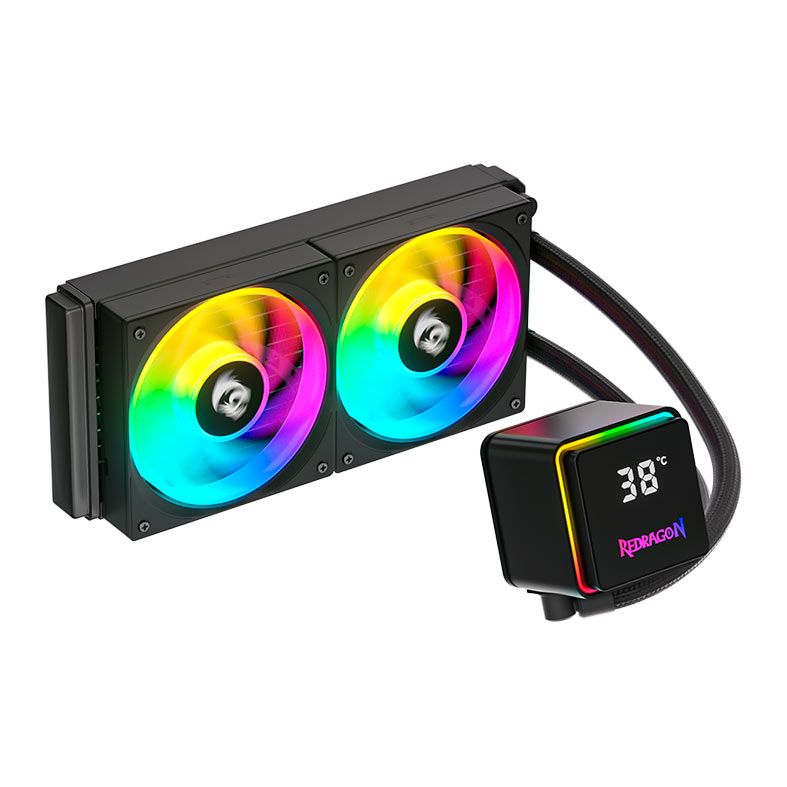 Water Cooler Redragon CCW-1021, ARGB, 240mm, Preto, CCW-1021