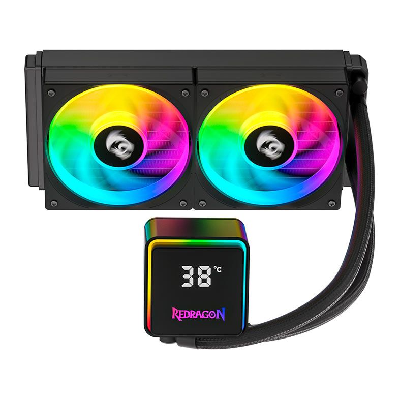 Water Cooler Redragon CCW-1021, ARGB, 240mm, Preto, CCW-1021