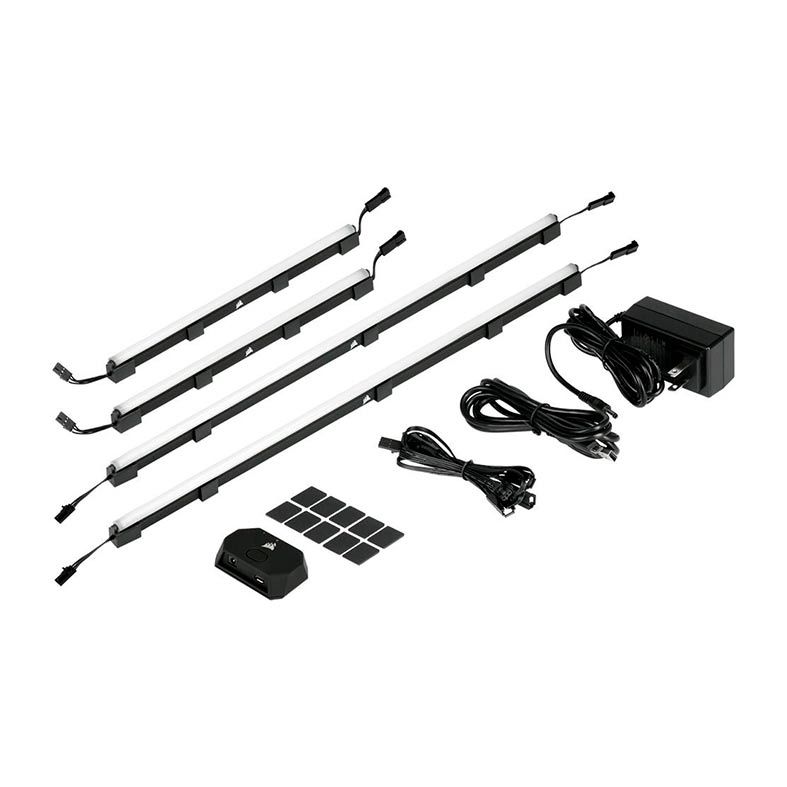 Fita de LED Corsair iCUE LS100 Kit Inicial 2x250mm 2x450mm, CD-9010001-NA
