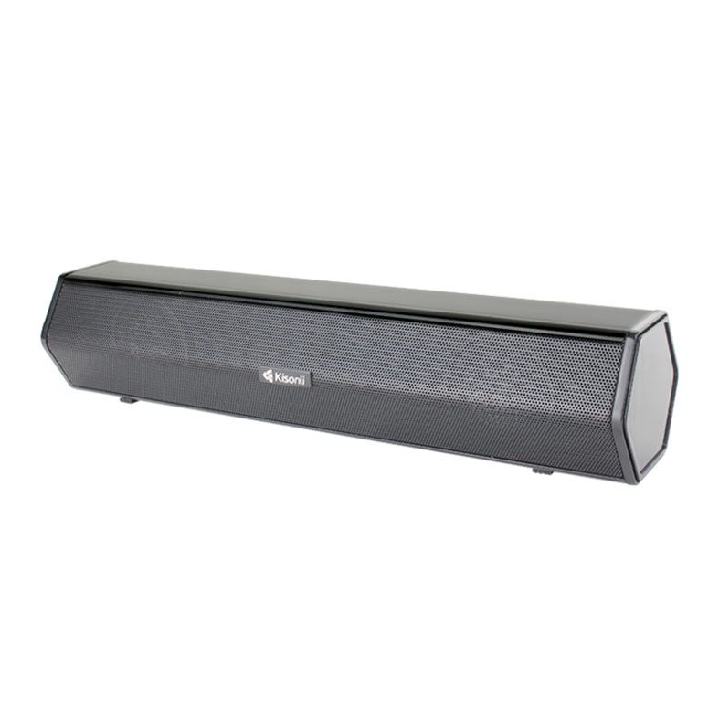 Caixa de Som Kisonli Crystalecho I620, 6W, USB, Preto, CEC-I620-BL09
