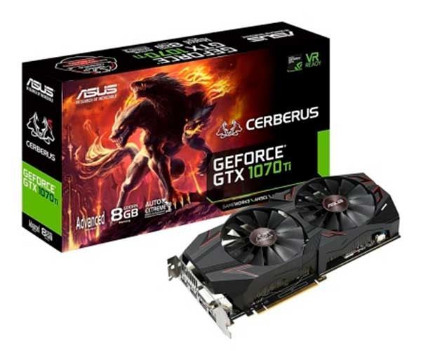 Asus geforce gtx 1070ti cerberus 8gb обзор