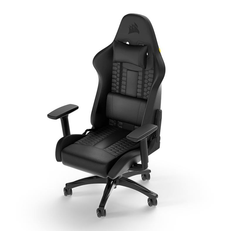 Cadeira Gamer Corsair TC100 Relaxed Leatherette, Preto, CF-9010050-WW