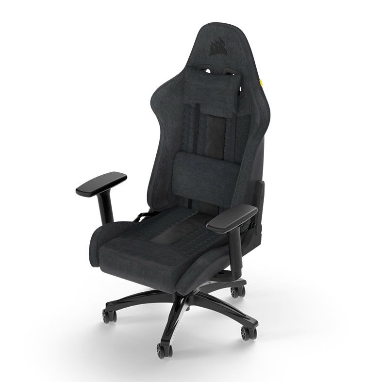 Cadeira Gamer Corsair TC100 Relaxed Fabric, Preto e Cinza, CF-9010052-WW
