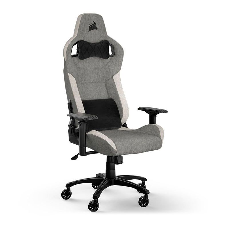 Cadeira Gamer Corsair T3 Rush Fabric, Cinza e Branco, CF-9010058-WW