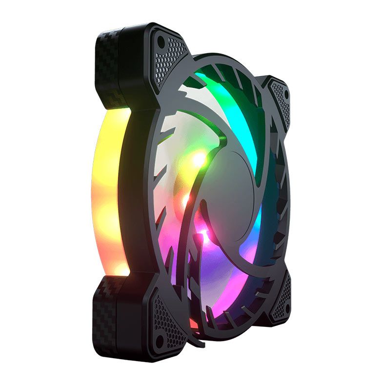 Kit Ventoinhas Cougar Vortex VX120, ARGB, 3x120mm, Preta, CF-VX12HB3-RGB