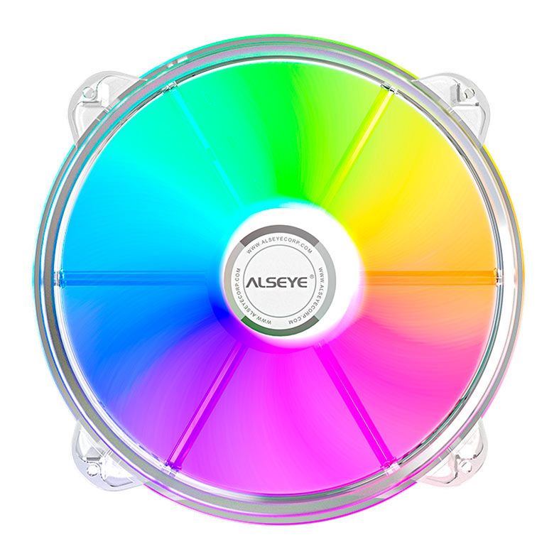 Ventoinha Alseye CF200, ARGB, 200mm, Branco, CF200
