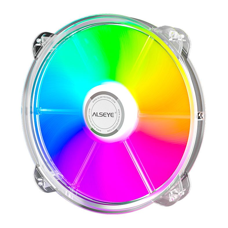 Ventoinha Alseye CF200, ARGB, 200mm, Branco, CF200