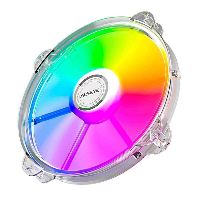Ventoinha Alseye CF200, ARGB, 200mm, Branco, CF200