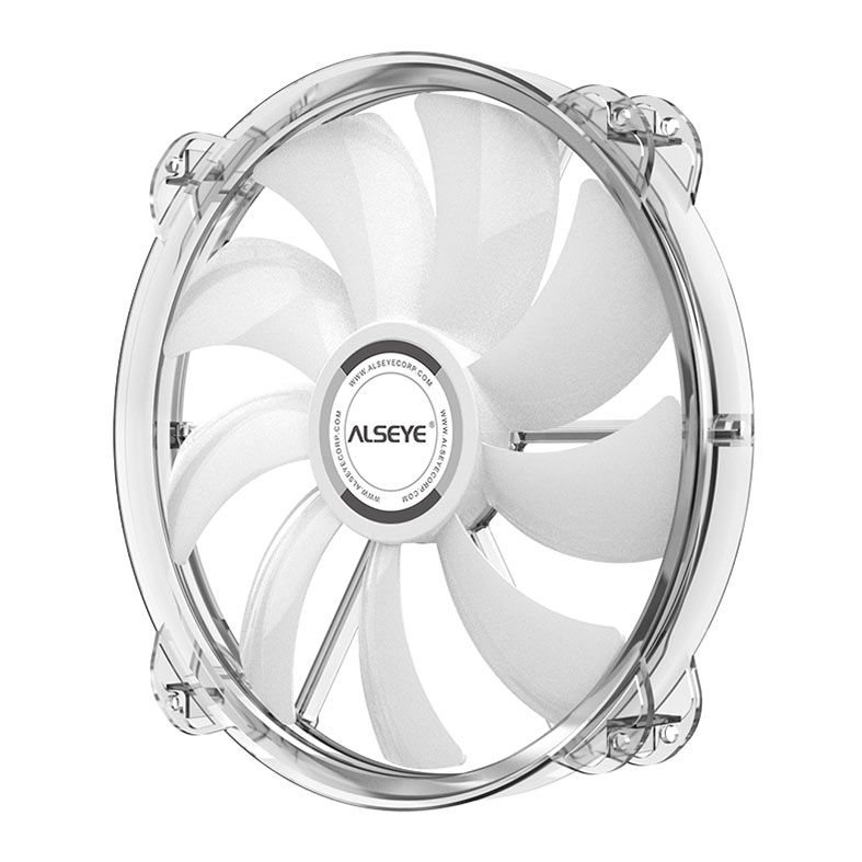 Ventoinha Alseye CF200, ARGB, 200mm, Branco, CF200